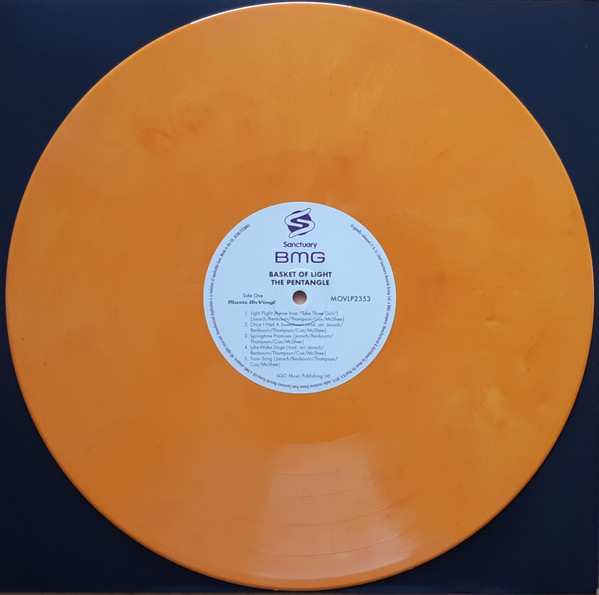 PENTANGLE – BASKET OF LIGHT orange vinyl LP