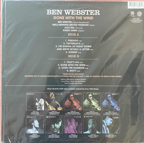 WEBSTER BEN – GONE WITH WIND LP