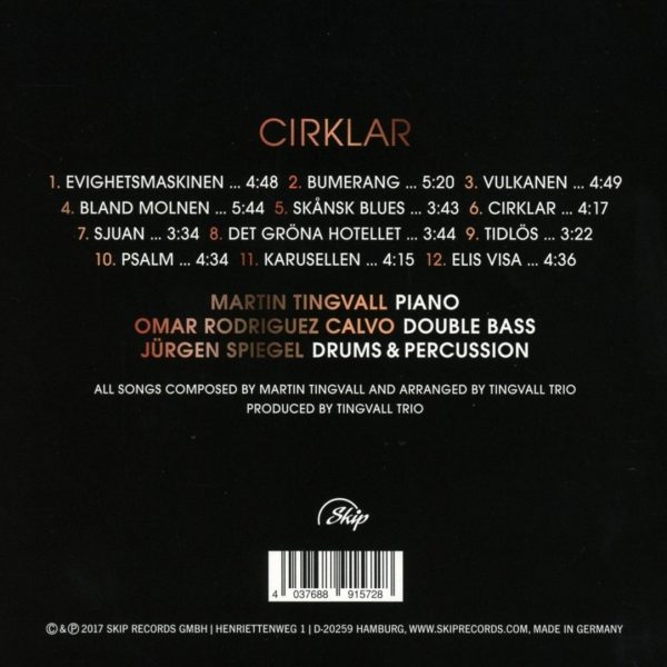 TINGVALL TRIO – CIRKLAR CD