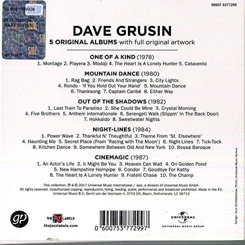 GRUSIN DAVE –  5 ORIGINAL ALBUMS