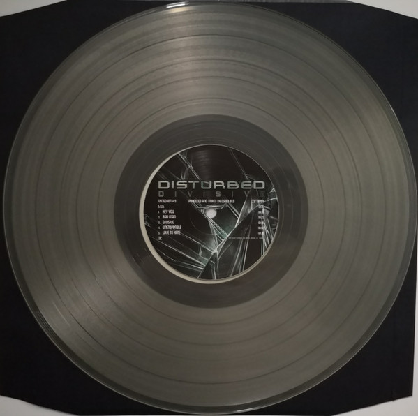 DISTURBED – DIVISIVE exclusive transparent vinyl LP