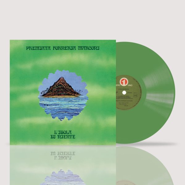 PREMIATA FORNERIA MARCONI – L’ISOLA DI NIENTE ltd green vinyl  LP