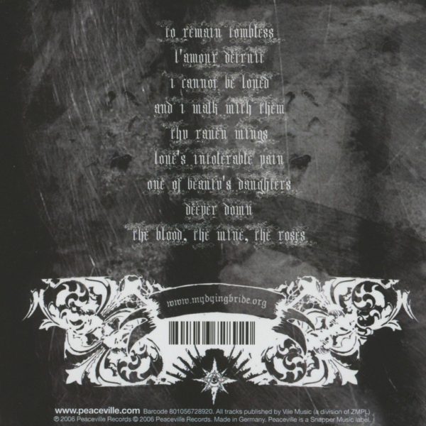 MY DYING BRIDE – A LINE OF DEATHLESS KINGS  CD