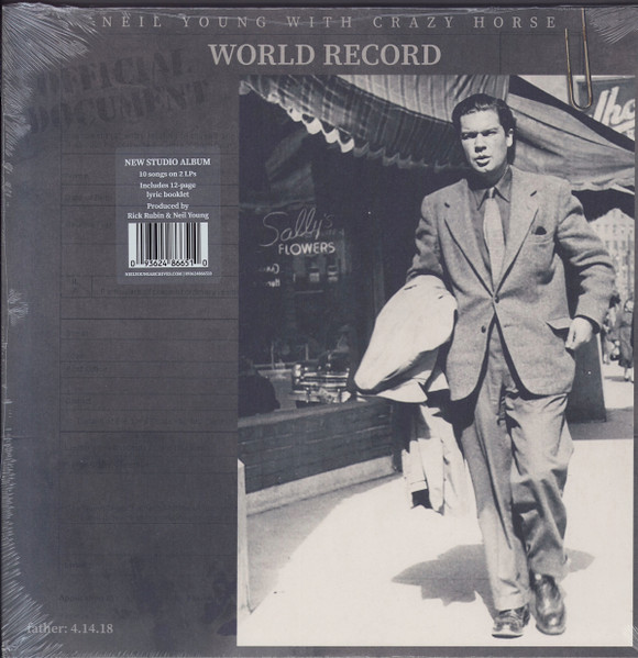 YOUNG NEIL – WORLD RECORD clear vinyl LP2