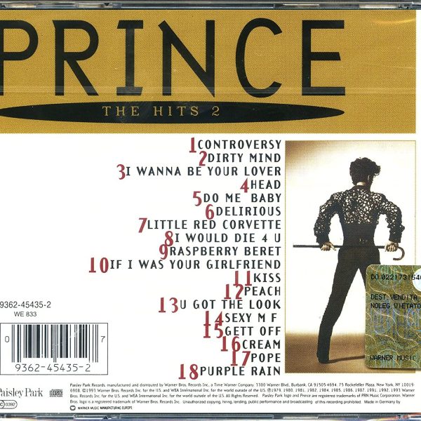 PRINCE – HITS 2