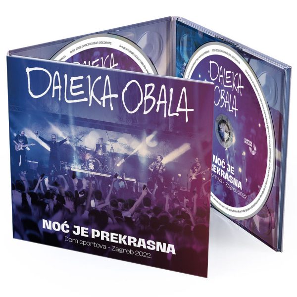 DALEKA OBALA – NOĆ JE PREKRASNA DOM SPORTOVA ZAGREB 2022 CD/DVD