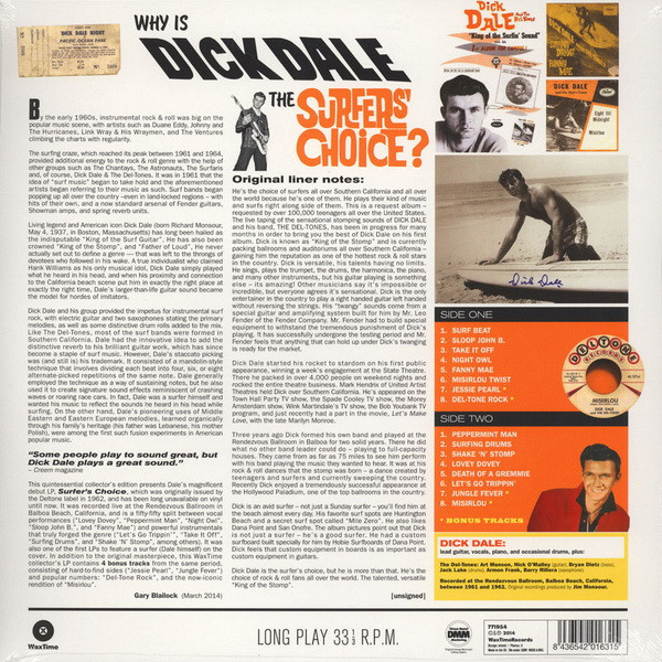 DALE DICK – SURFERS CHOICE LP