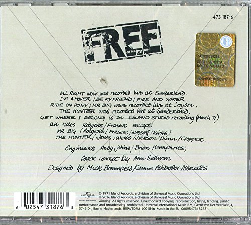 FREE – LIVE CD
