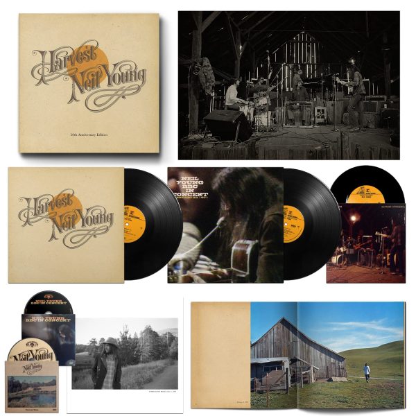 YOUNG NEIL – HARVEST 50th anniversary deluxe edition BOX (2LP + 7″ + 2DVD)