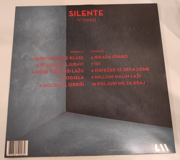 SILENTE – IV LP