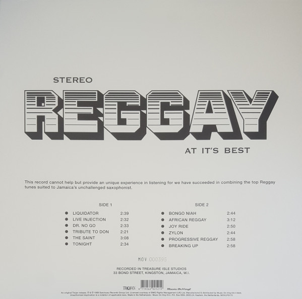MCCOOK TOMMY – REGGAY AT IT’S BEST LP