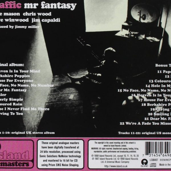 TRAFFIC – MR FANTASY RM CD