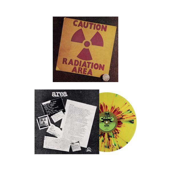 AREA – CAUTION RADIATION AREA numbered edition splatter vinyl LP