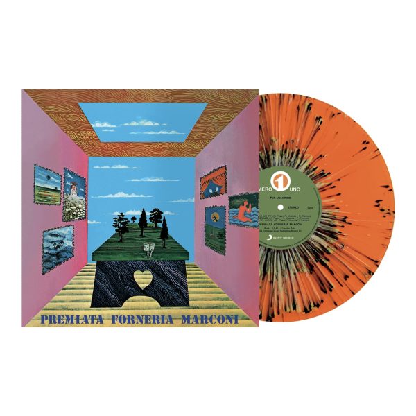 PREMIATA FORNERIA MARCONI – PER UN AMICO ltd splatter vinyl LP