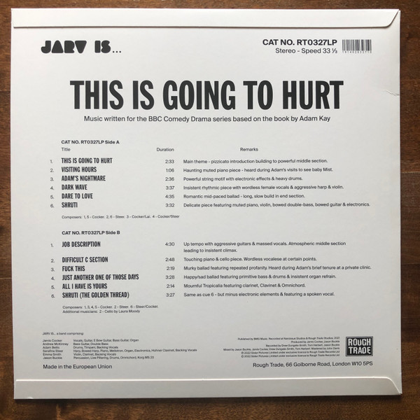 JARV IS..JARVIS COCKER – THIS IS GOING TO HURT LP