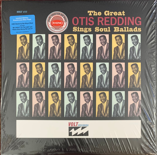 Otis Redding – The Great Otis Redding Sings Soul Ballads LP, Limited Edition, Reissue, Translucent Blue Vinyl