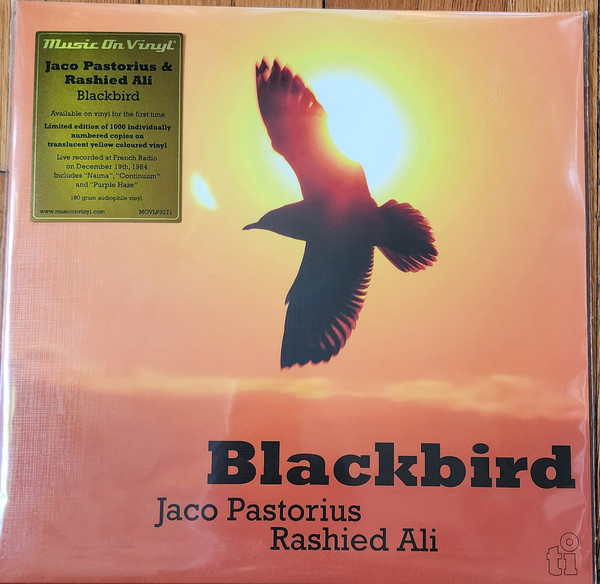 PASTORIOUS JACO & RASHIED ALI – BLACKBIRD yellow vinyl LP