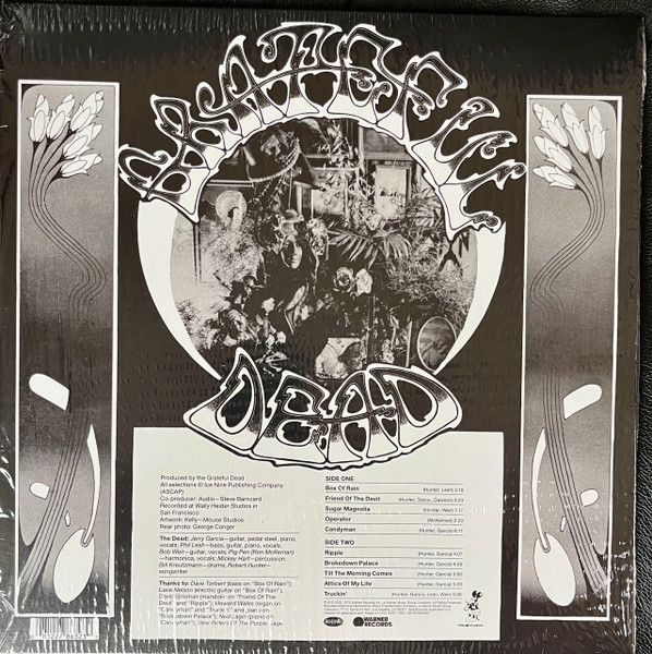 Grateful Dead – American Beauty LP, Limited 1 x 140g 12″ Lime vinyl