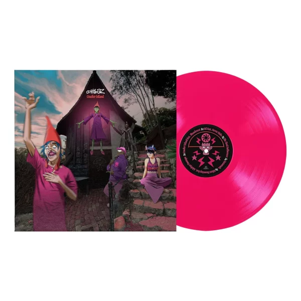 GORILLAZ – CRACKER ISLAND neon pink vinyl LP
