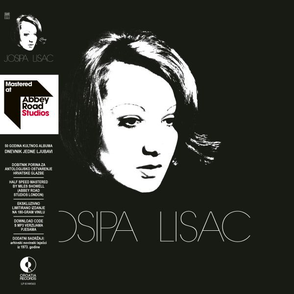 LISAC JOSIPA – DNEVNIK JEDNE LJUBAVI  LP Reissue, Remastered, Gatefold