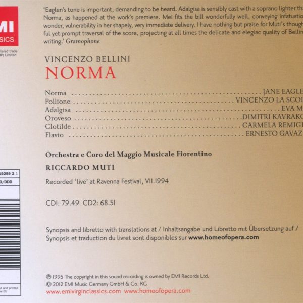 BELLINI/MUTTI – NORMA CD2