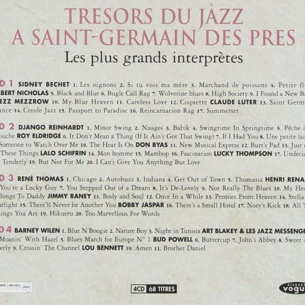 V.A. – TRESORS DU JAZZ A SAINT GERMAIN DES PRES CD4