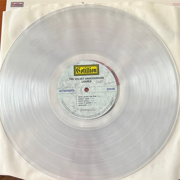 The Velvet Underground – Loaded LP, Limited Edition, Reissue, Clear Vinyl