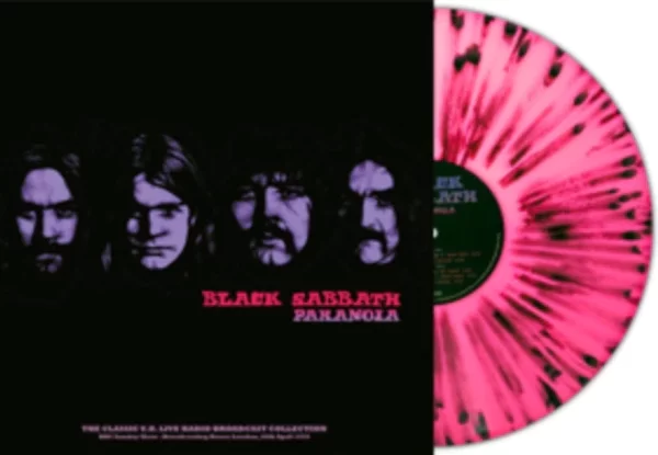 BLACK SABBATH – PARANOIA BBC SUNDAY SHOW LONDON 1970 ltd splatter vinyl LP