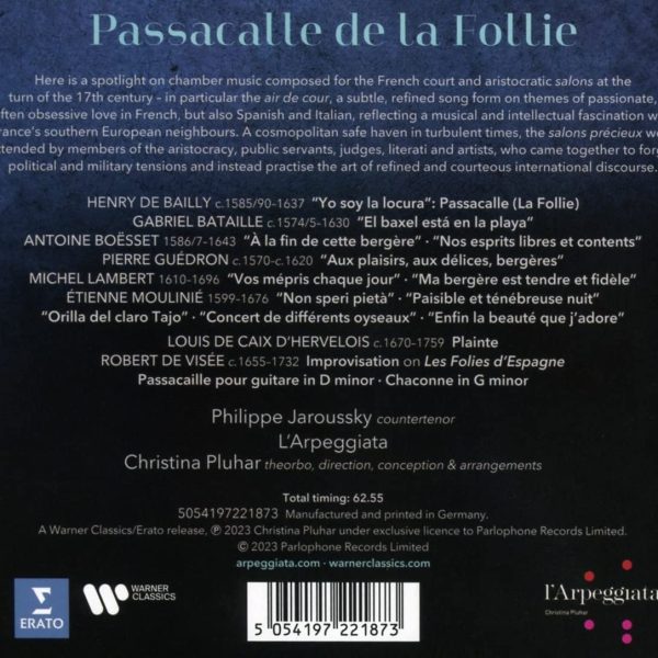 PLUHAR/JAROUSSKY – PASSACALLE DE LA FOLLIE CD