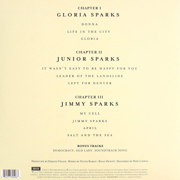 LUMINEERS – Lii ltd white vinyl LP