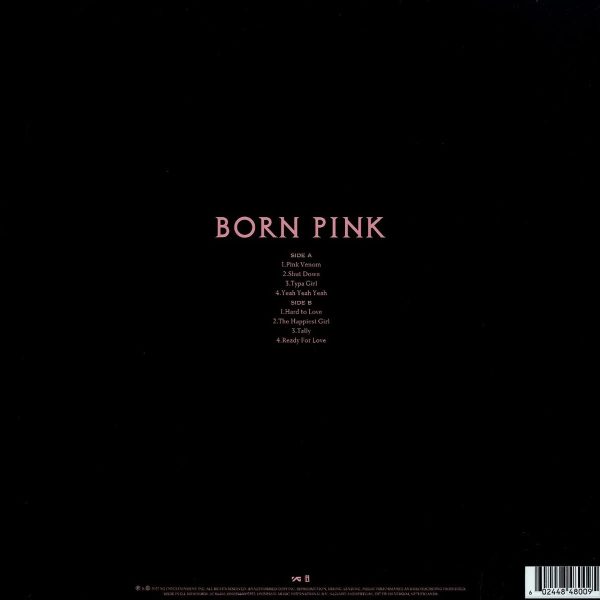 BLACK PINK – BORN PINK LP, (Transparent Black Ice Vinyl)