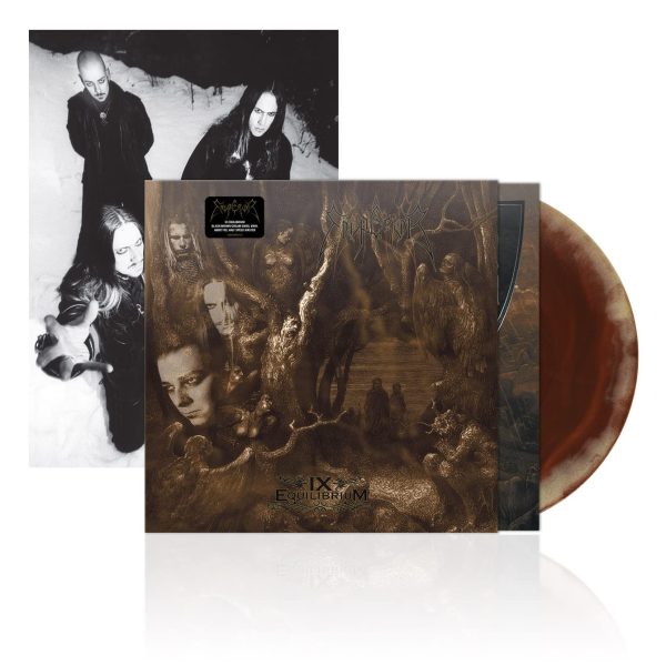 EMPEROR – IX EQUILIBRIUM black browncream swirl vinyl LP