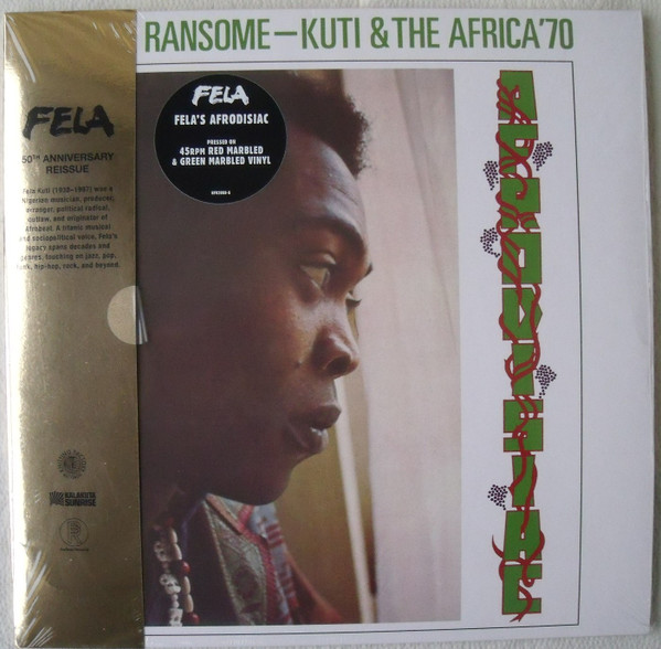 KUTI FELA – AFRODISIAC 50th anniversary red/green marbled vinyl LP2