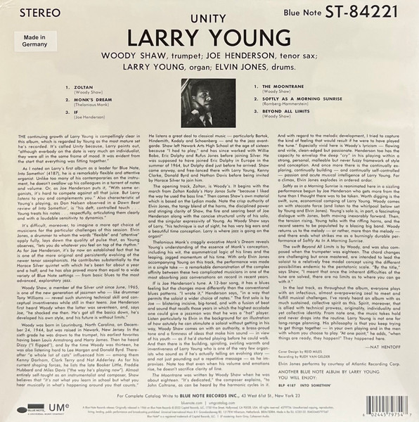 YOUNG LARRY – UNITY LP