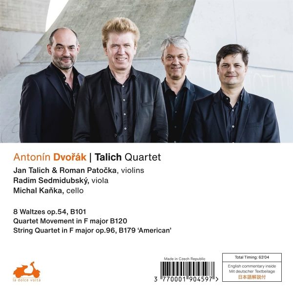 DVORAK/TALICH QUARTET – AMERICAN QUARTET/WALTZES CD