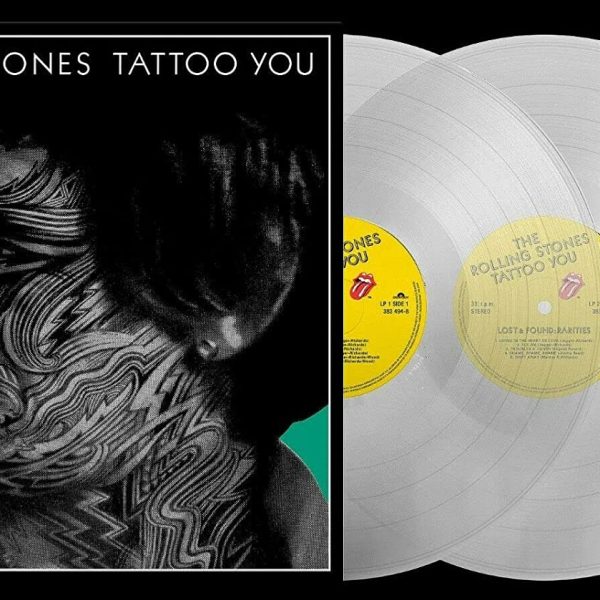 ROLLING STONES – TATTOO YOU 40 40th anniversary clear vinyl LP2