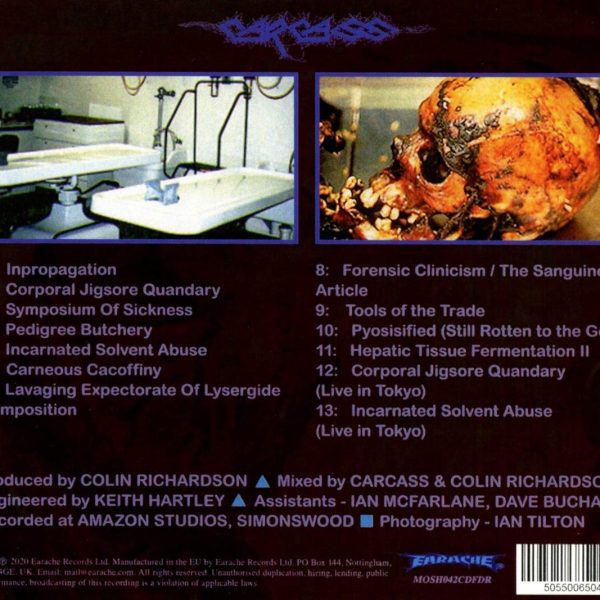 CARCASS – NECROTISM – DESCANTING CD