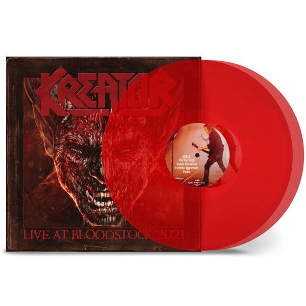 KREATOR – LIVE AT BLOODSTOCK LTD transparent red vinyl LP2