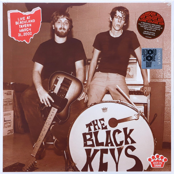 BLACK KEYS – LIVE AT BEACHLAND TAVERN 2002 RSD 2023 tangerine vinyl LP