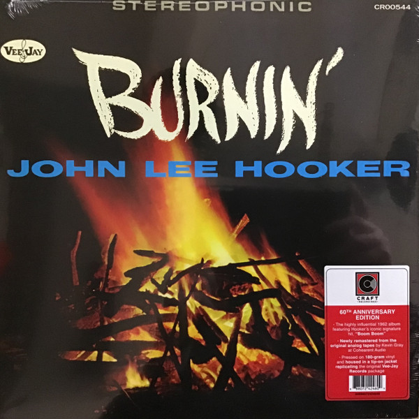 HOOKER JOHN LEE – BURNIN 60 anniversary edition  LP
