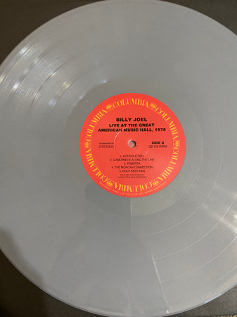 JOEL BILLY – LIVE AT THE GAMH 1975 opaque gray vinyl RSD 2023 LP2