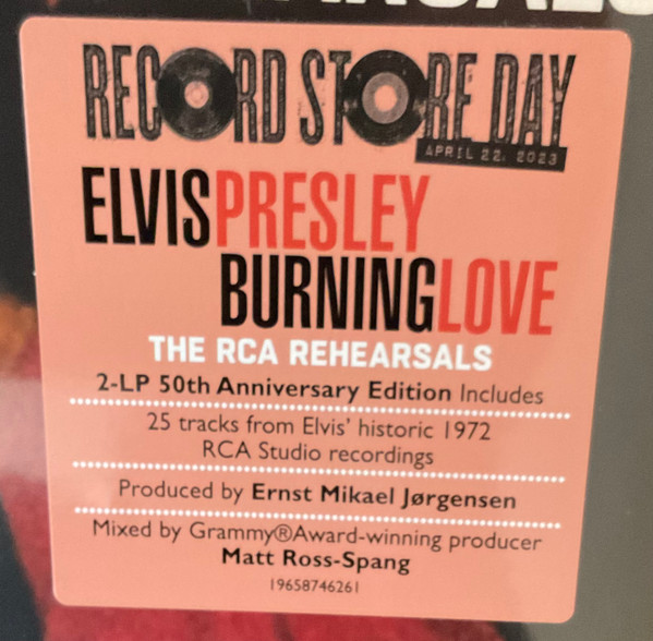 PRESLEY ELVIS – BURNING LOVE RSD 2023 LP2