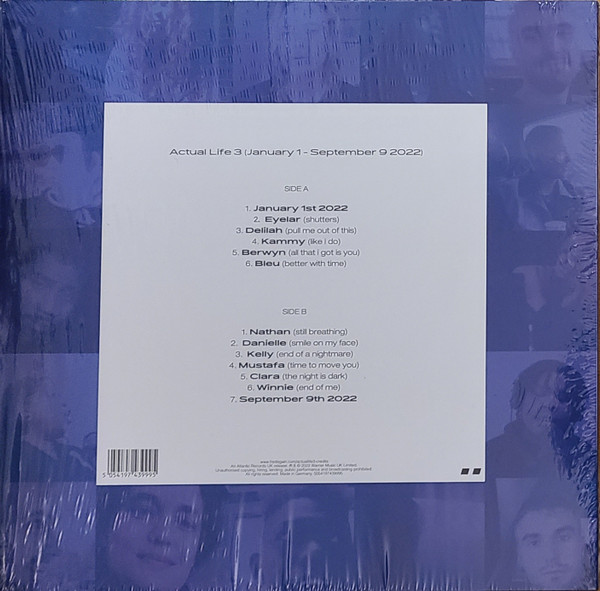 FRED AGAIN – ACTUAL LIFE 3 LP, Album, Reissue, Clear