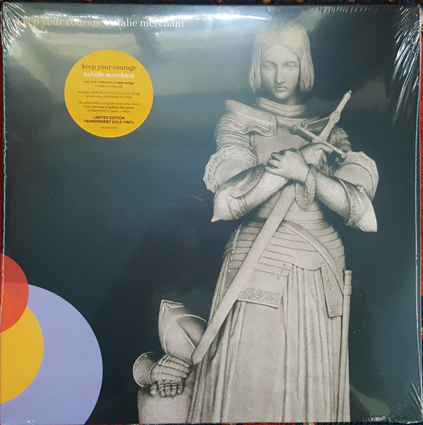 MERCHANT NATALIE – KEEP YOUR COURAGE transparent gold vinyl LP