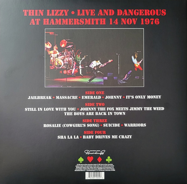THIN LIZZY – LIVE AND DANGEROUS AT HAMMERSMITH 1976 RSD 2023 LP3