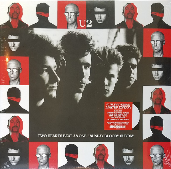 U2 – TWO HEARTS BEAT AS ONE white vinyl RSD 2023 12”