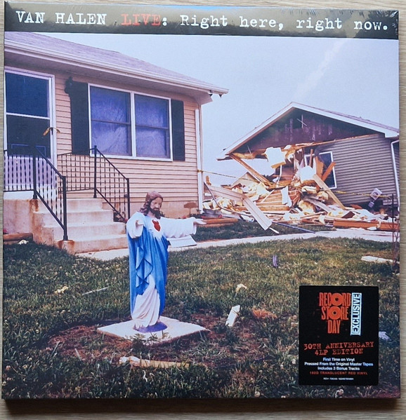 VAN HALEN – LIVE: RIGHT HERE, RIGHT NOW RSD 2023 translucent red vinyl LP4