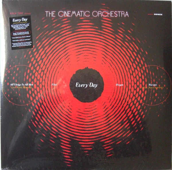 CINEMATIC ORCHESTRA – EVERY DAY 20th anniversary red vinyl LP3