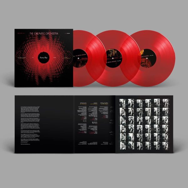 CINEMATIC ORCHESTRA – EVERY DAY 20th anniversary red vinyl LP3