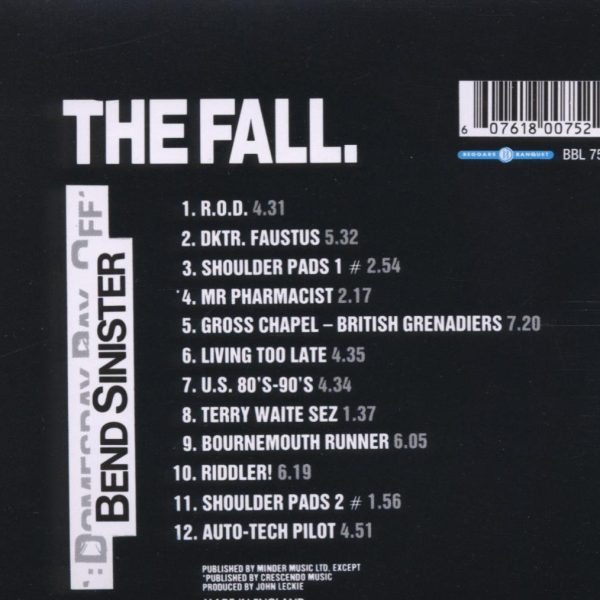 FALL – BEND SINISTER CD